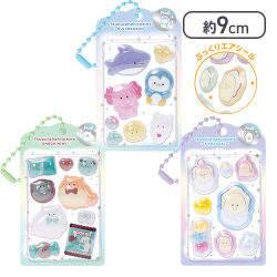【水族館&チョコミント&なまがき】つぶらな瞳の仲間達 ミニチュアシール BC