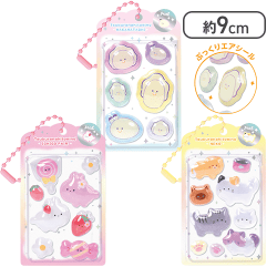 【ばぶちゃんず&いちごフェア&猫】つぶらな瞳の仲間達 ミニチュアシール BC
