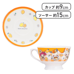 サンリオキャラクターズ ほっぴんぐてぃーたいむティーカップ&ソーサー