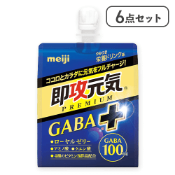 【6点セット】即攻元気ゼリー GABA+ やみつき栄養ドリンク味※賞味期限:2027/04/30
