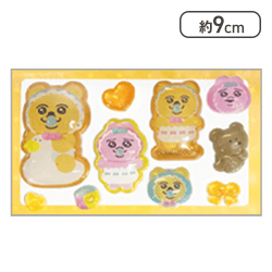 【単品配送不可】【ちゃくいグマ】おぱんちゅうさぎ ミニちゅるシール<50CPキャッチャー>