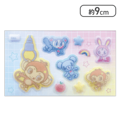 【単品配送不可】【ナルミヤキャラクターズ】ナルミヤキャラクターズコットンパフィーシール<50CPキャッチャー>