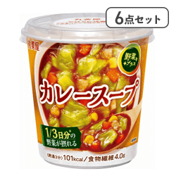 【6点セット】野菜をプラス カレースープ※賞味期限:2027/07/21