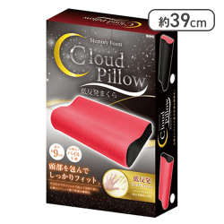 【レッド】低反発枕 Cloud Pillow