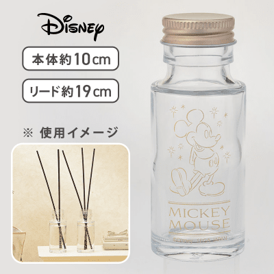 【ミッキー】ミッキー＆ミニープレミアムリードディフューザーローズの香り