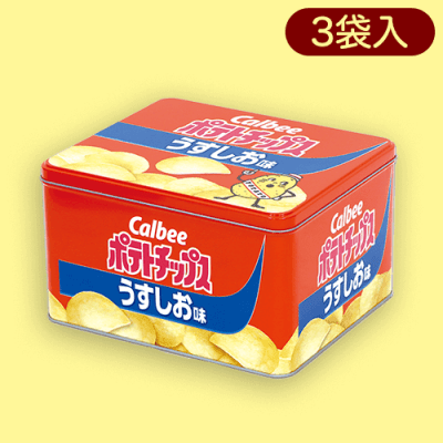 ポテトチップス2分の1斗缶(うすしお）※賞味期限:2023/9