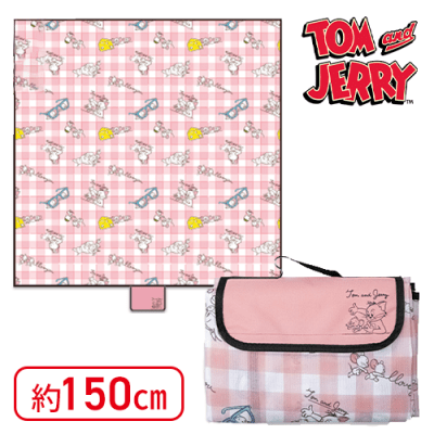 【ピンク】トムとジェリー ピクニックシート