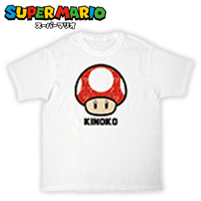 【キノコ】スーパーマリオTシャツ