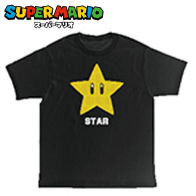 【スター】スーパーマリオTシャツ