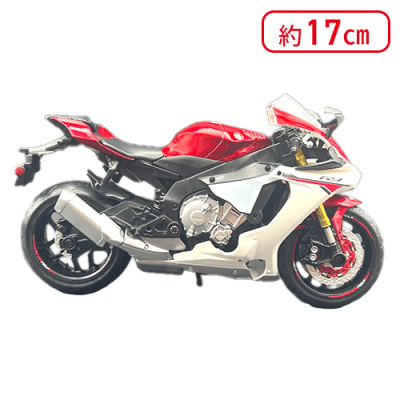 【Yamaha YZF-R1(赤)】1/12 ライセンス ダイキャストバイクV