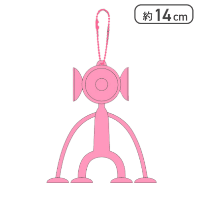 【ピンク】原宿ピクニック　吸盤マンM