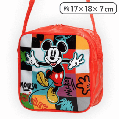 【ミッキーマウス】ディズニー＆ピクサーキャラクター プレミアムボックス型ショルダーバッグ