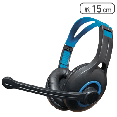 【ブルー】AK RACING ゲーミングヘッドフォン