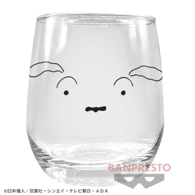 【シロ】クレヨンしんちゃん グラス