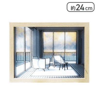 【A:窓辺(海)】LEDアートフレーム